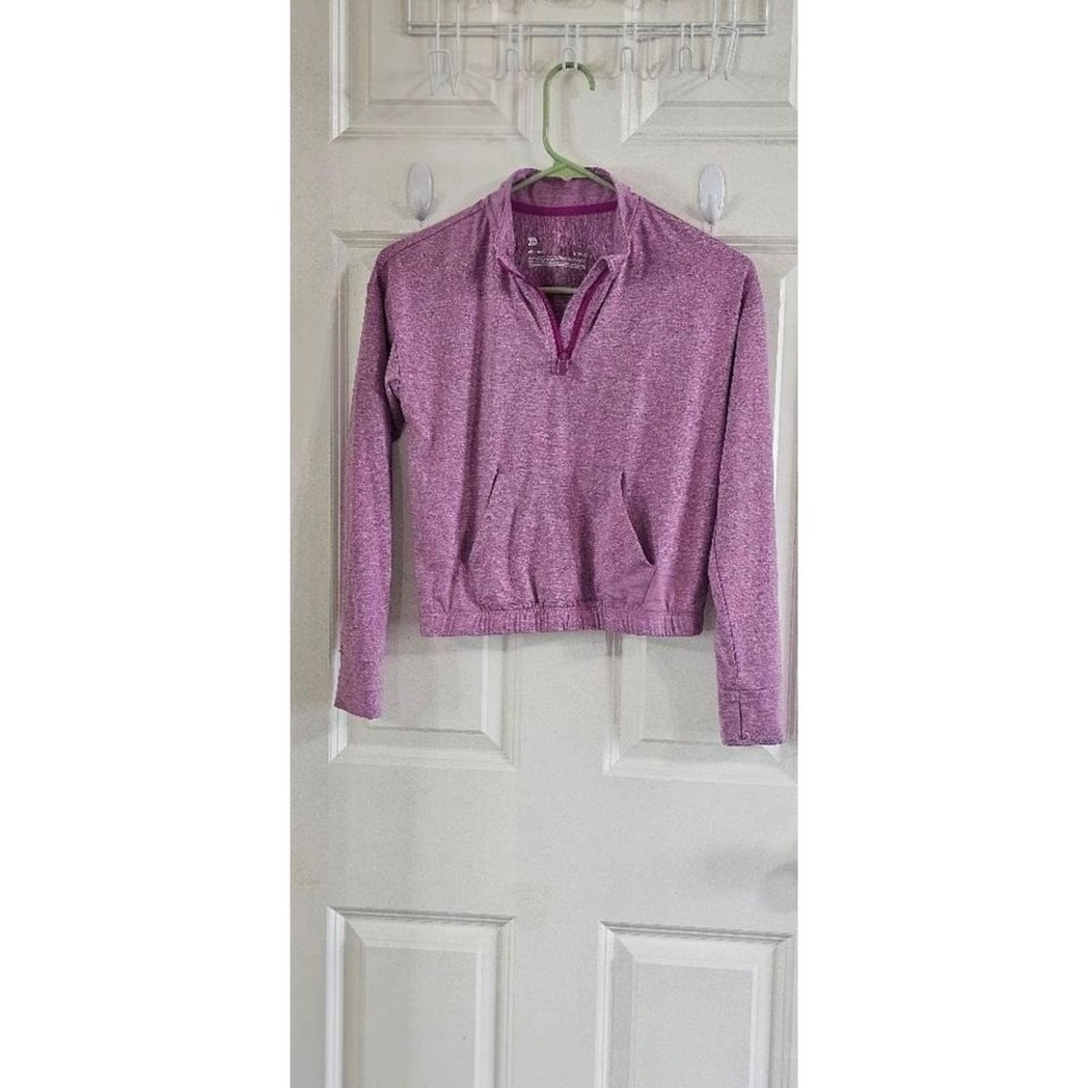 All in Motion girls full zip up sweatshirt size L